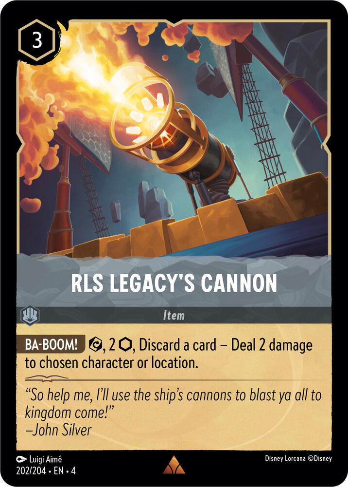[Foil] Set 4 202/204 RLS Legacy's Cannon R