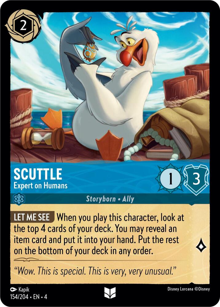 Set 4 154/204 Scuttle - Expert on Humans U