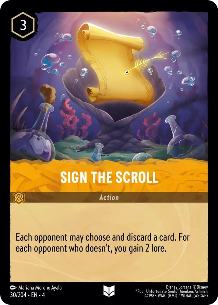 [Foil] Set 4 030/204 Sign the Scroll U