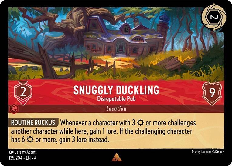 Set 4 135/204 Snuggly Duckling - Disreputable Pub R