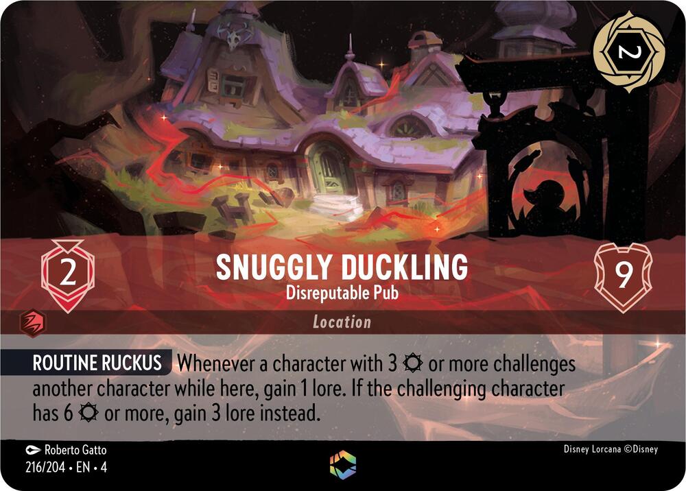 Set 4 216/204 Snuggly Duckling - Disreputable Pub (Enchanted) E