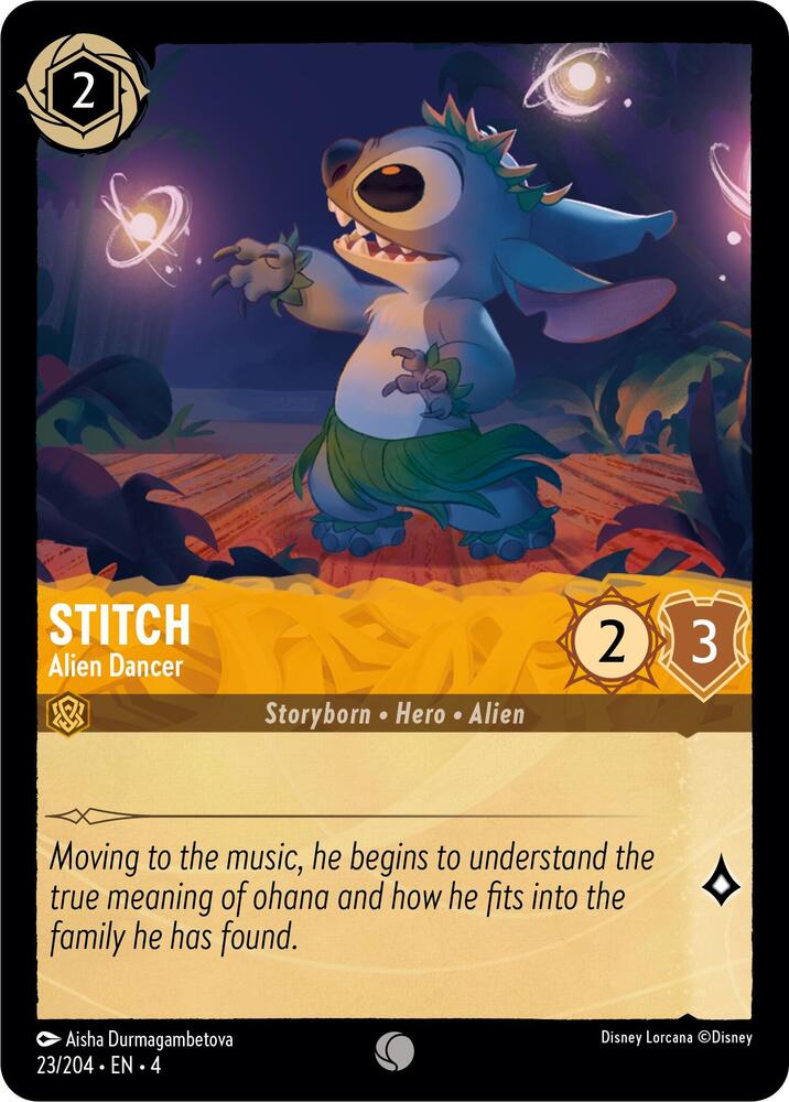 [Foil] Set 4 023/204 Stitch - Alien Dancer C