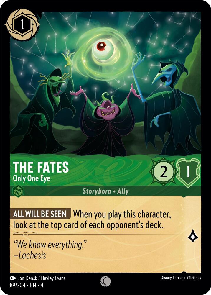 [Foil] Set 4 089/204 The Fates - Only One Eye C