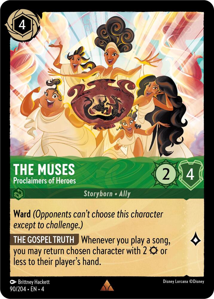 [Foil] Set 4 090/204 The Muses - Proclaimers of Heroes R