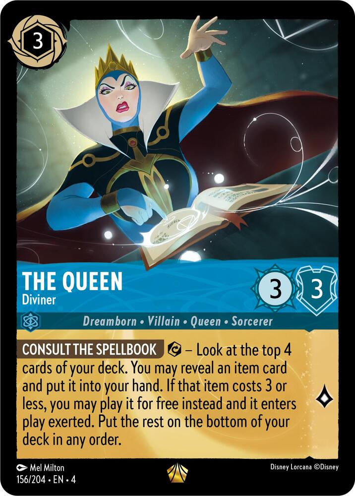 Set 4 156/204 The Queen - Diviner L