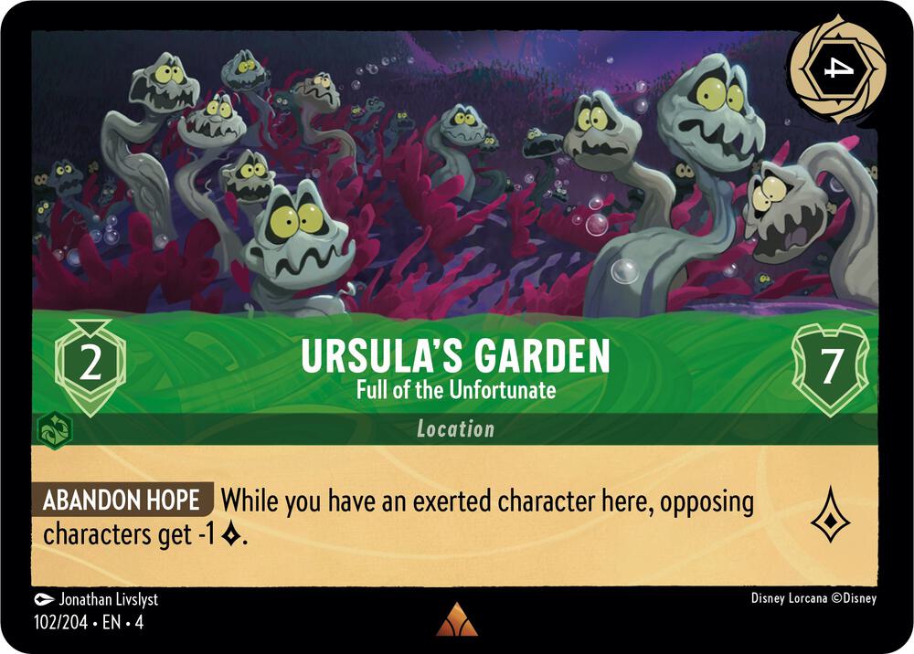 [Foil] Set 4 102/204 Ursula's Garden - Full of the Unfortunate R