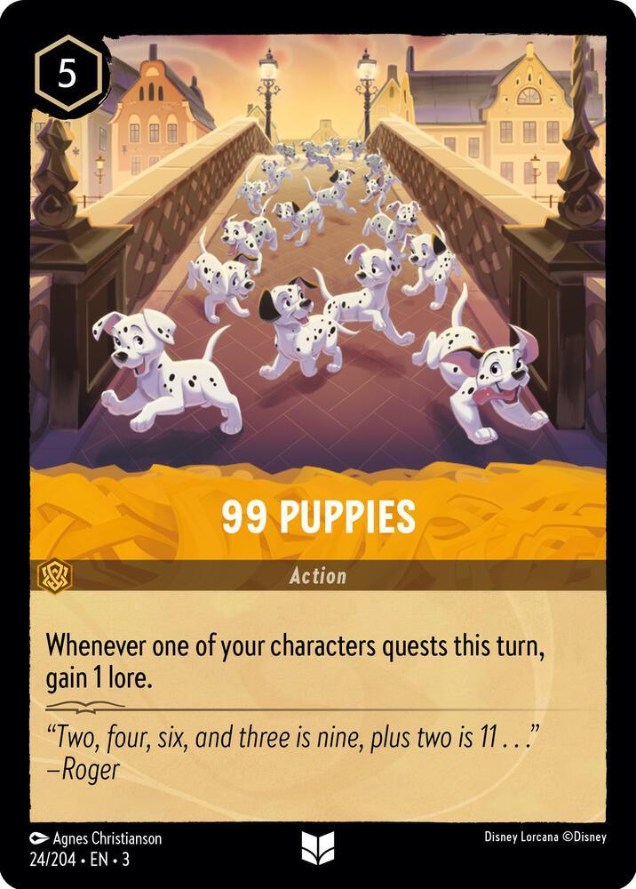 Set 3 024/204 99 Puppies U