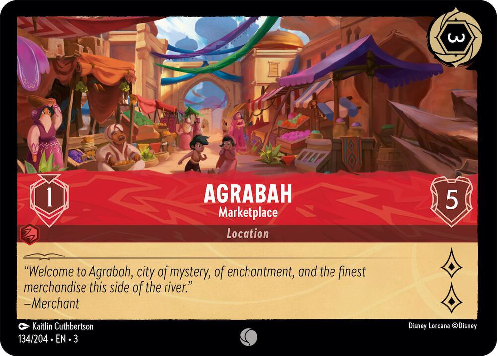 [Foil] Set 3 134/204 Agrabah - Marketplace C
