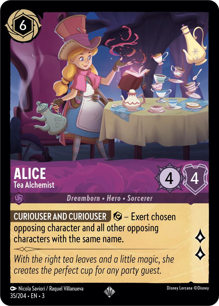 [Foil] Set 3 035/204 Alice - Tea Alchemist SR