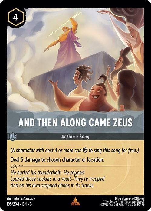 [Foil] Set 3 195/204 And Then Along Came Zeus R