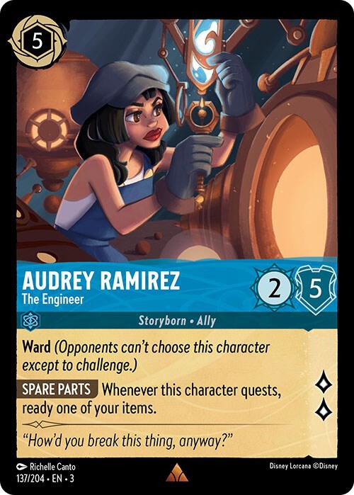 [Foil] Set 3 137/204 Audrey Ramirez - The Engineer R