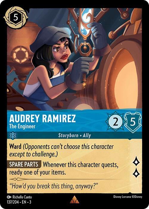 Set 3 137/204 Audrey Ramirez - The Engineer R