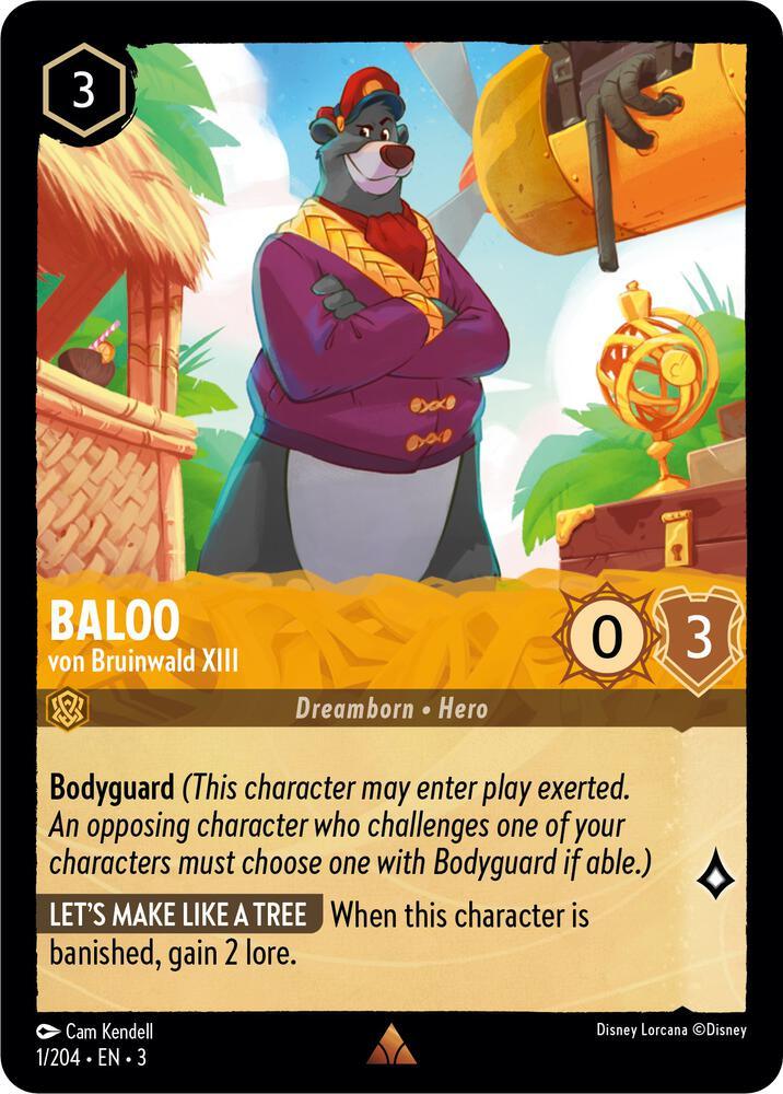 Set 3 001/204 Baloo - von Bruinwald XIII R