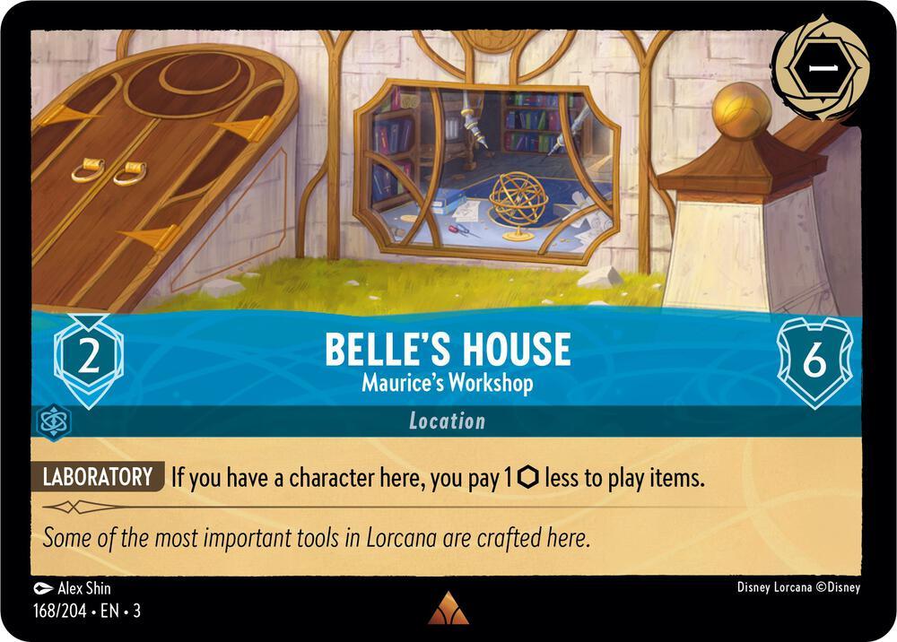 Set 3 168/204 Belle's House - Maurice's Workshop R