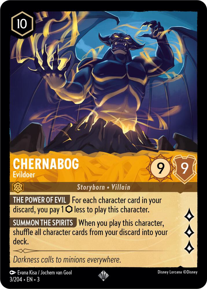 [Foil] Set 3 003/204 Chernabog - Evildoer SR