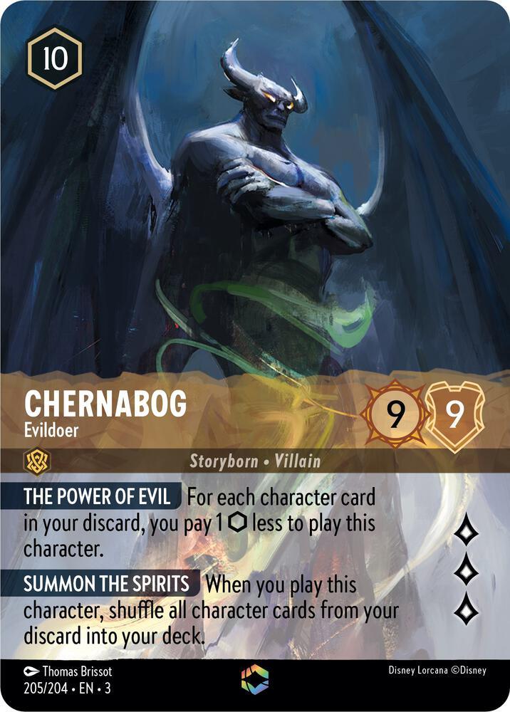 Set 3 205/204 Chernabog - Evildoer (Enchanted) E