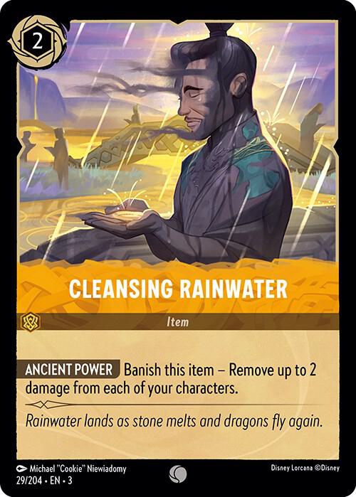 [Foil] Set 3 029/204 Cleansing Rainwater C