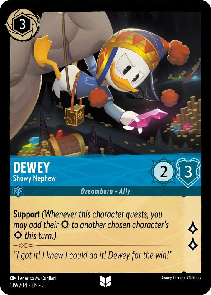 [Foil] Set 3 139/204 Dewey - Showy Nephew U
