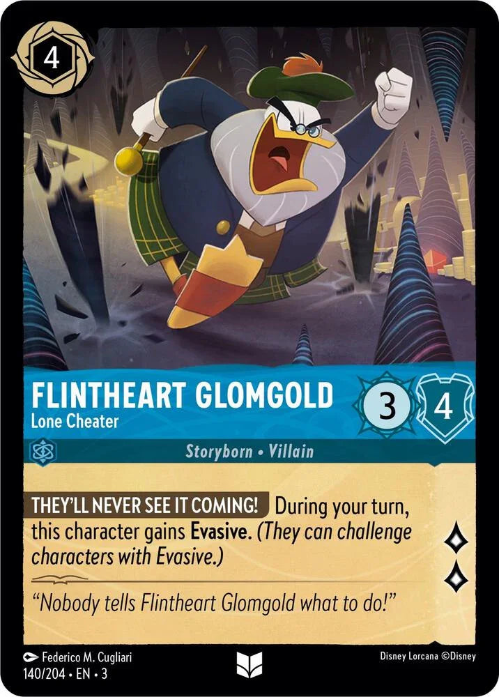 Set 3 140/204 Flintheart Glomgold - Lone Cheater U