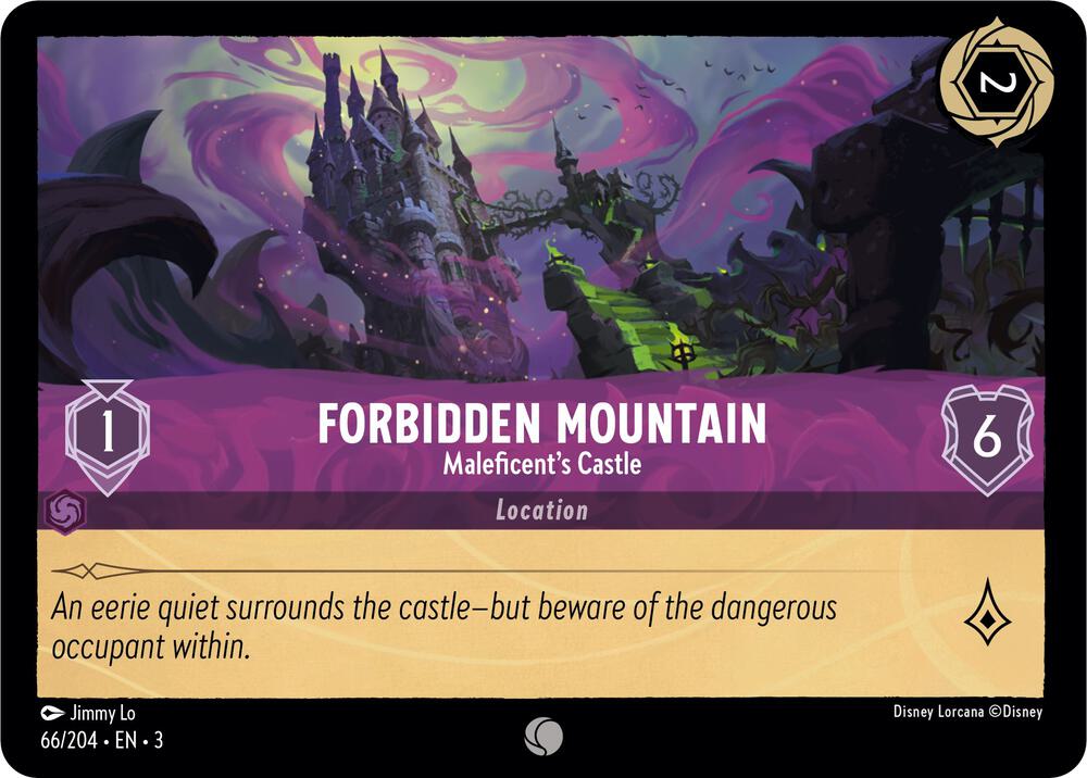 [Foil] Set 3 066/204 Forbidden Mountain - Maleficent's Castle C