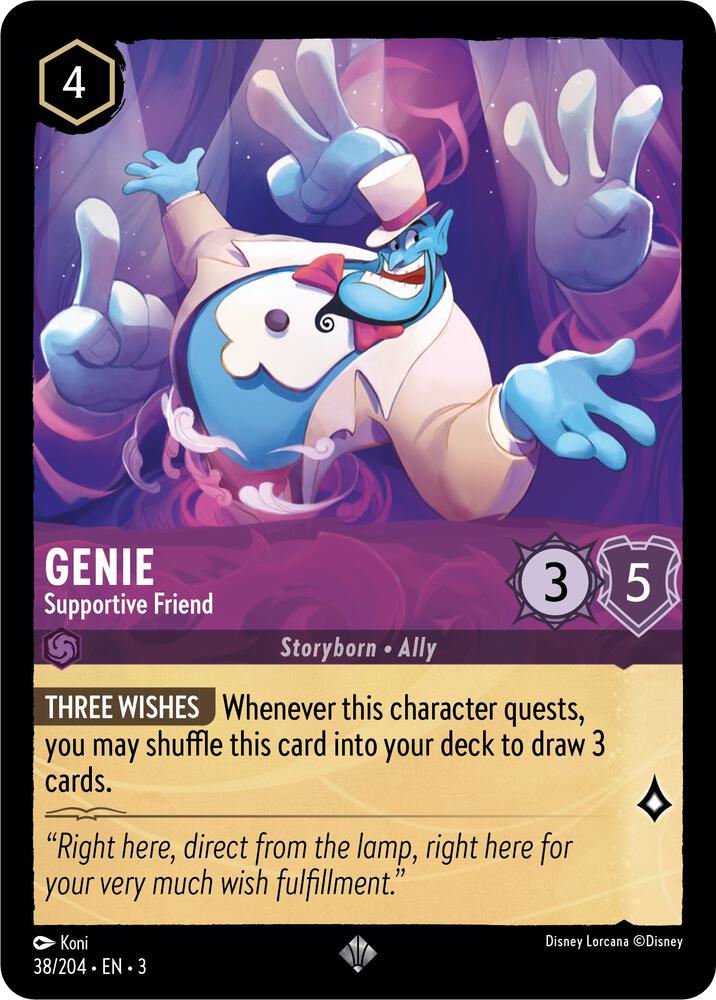 [Foil] Set 3 038/204 Genie - Supportive Friend SR