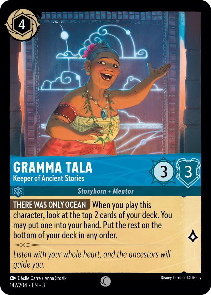 [Foil] Set 3 142/204 Gramma Tala - Keeper of Ancient Stories C