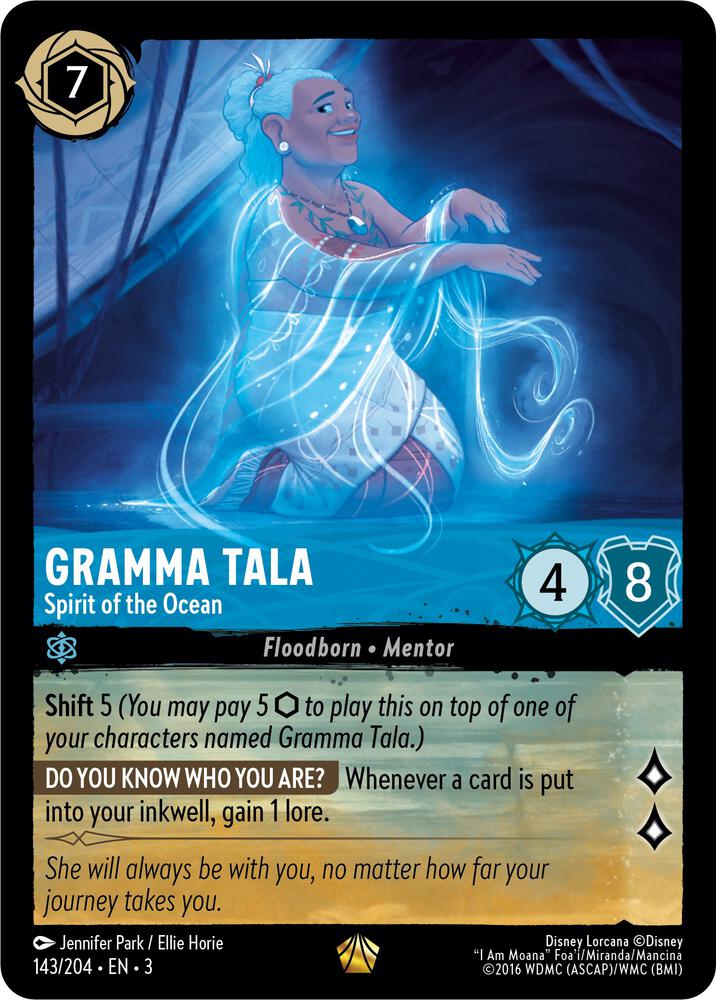 [Foil] Set 3 143/204 Gramma Tala - Spirit of the Ocean L