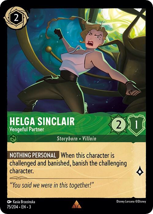 [Foil] Set 3 075/204 Helga Sinclair - Vengeful Partner R