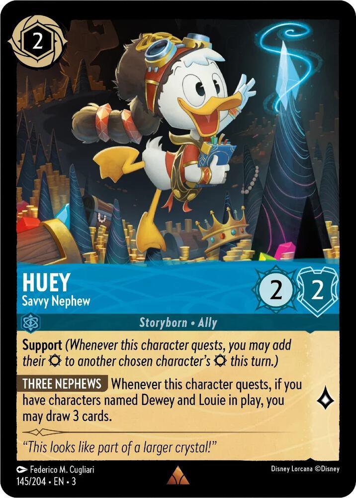 Set 3 145/204 Huey - Savvy Nephew R