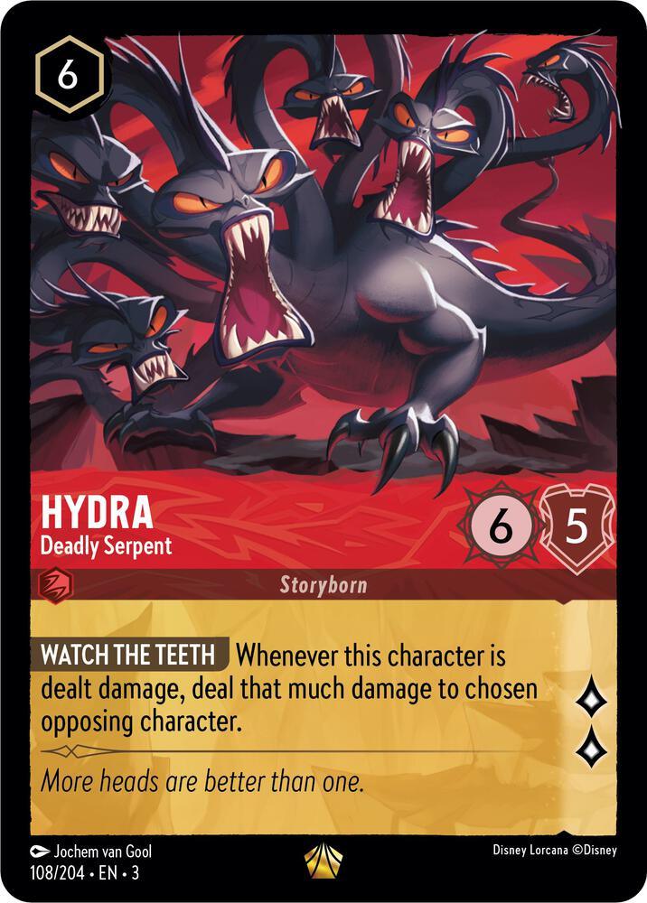 Set 3 108/204 Hydra - Deadly Serpent L
