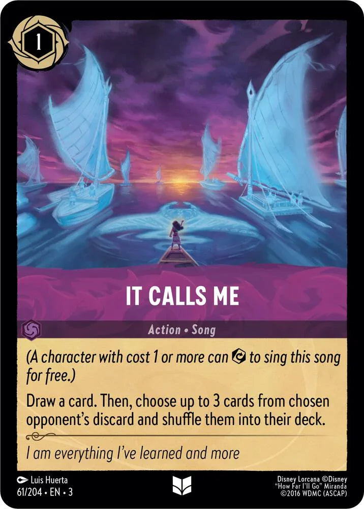 Set 3 061/204 It Calls Me U