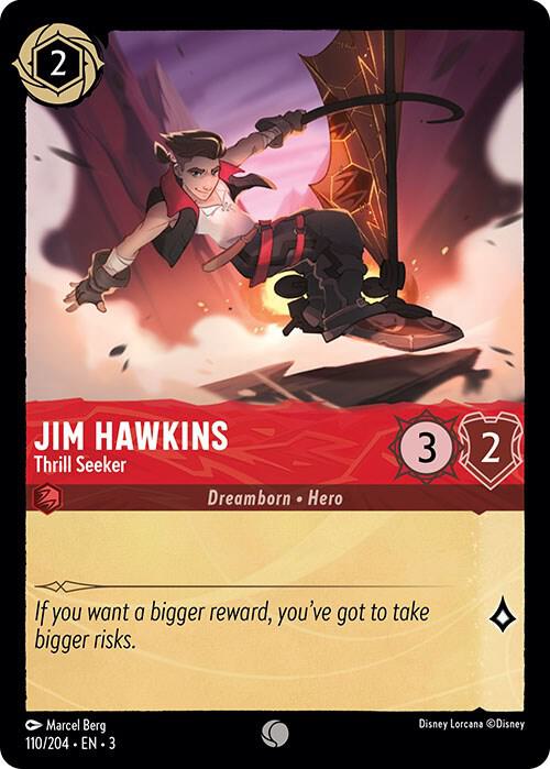 [Foil] Set 3 110/204 Jim Hawkins - Thrill Seeker C