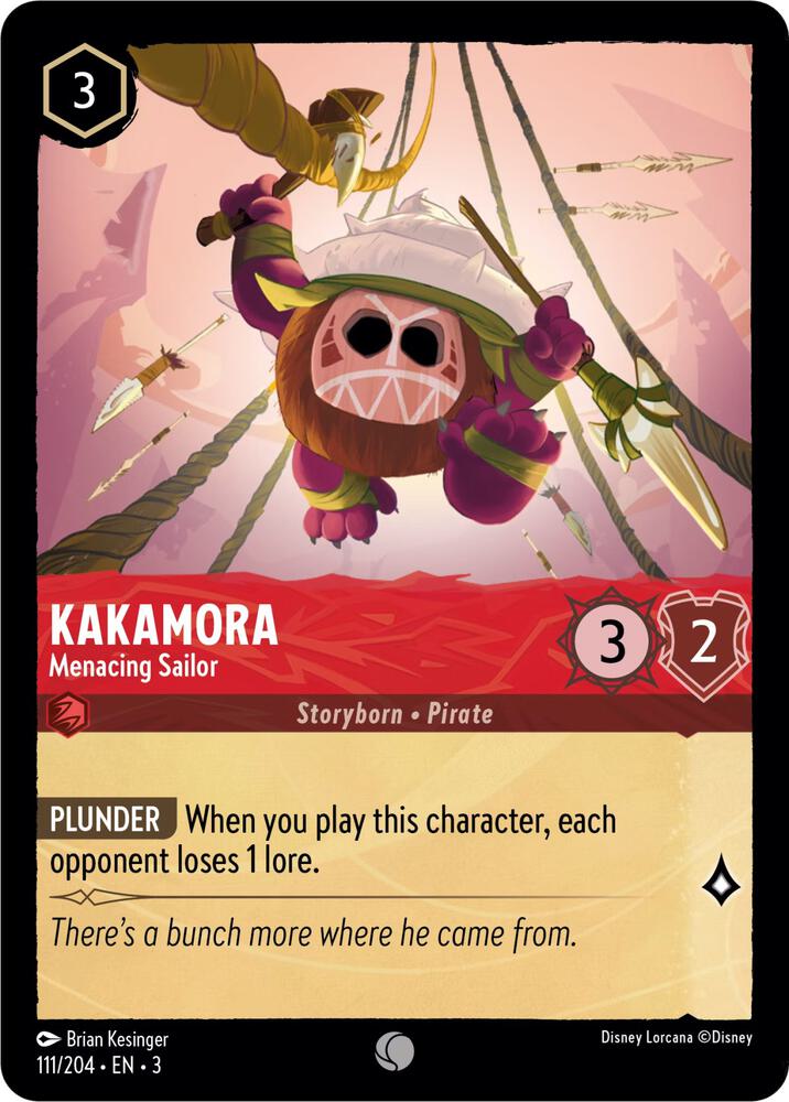 [Foil] Set 3 111/204 Kakamora - Menacing Sailor C
