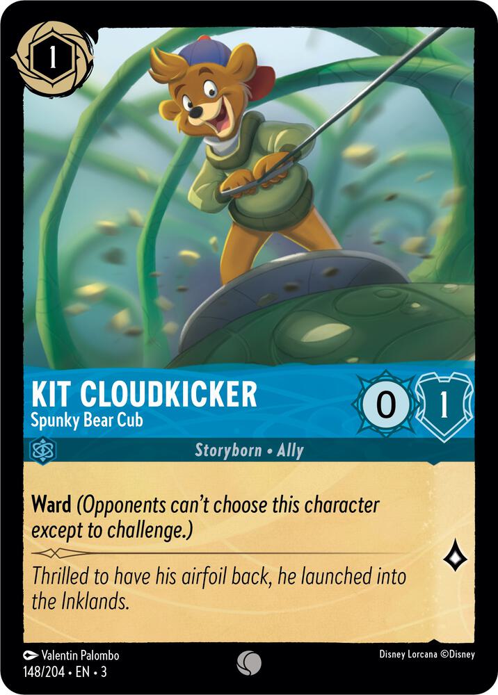 [Foil] Set 3 148/204 Kit Cloudkicker - Spunky Bear Cub C