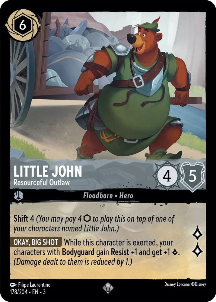 Set 3 178/204 Little John - Resourceful Outlaw SR