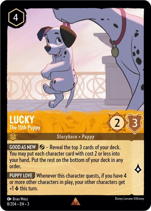 [Foil] Set 3 008/204 Lucky - The 15th Puppy R