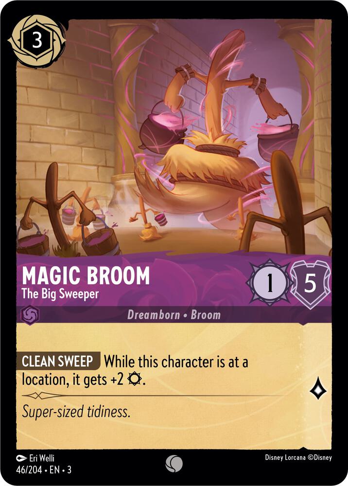 [Foil] Set 3 046/204 Magic Broom - The Big Sweeper C