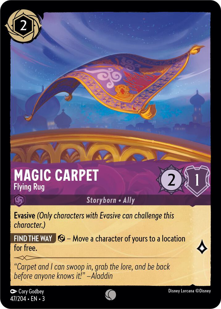 [Foil] Set 3 047/204 Magic Carpet - Flying Rug C