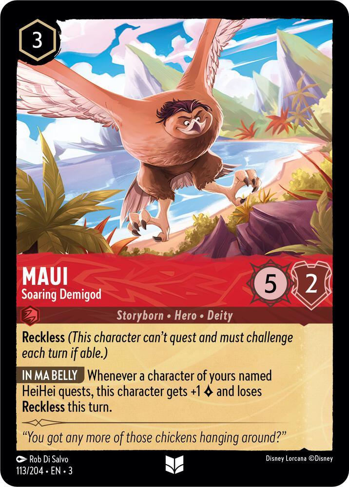 Set 3 113/204 Maui - Soaring Demigod U