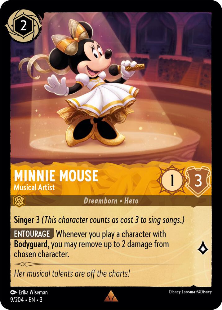 [Foil] Set 3 009/204 Minnie Mouse - Musical Artist R
