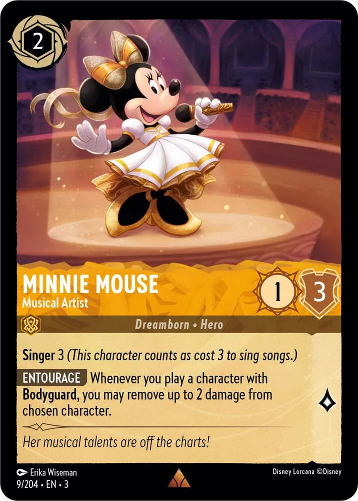 Set 3 009/204 Minnie Mouse - Musical Artist R