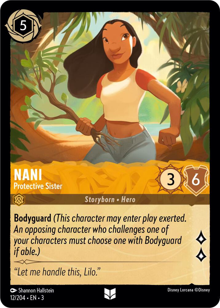 [Foil] Set 3 012/204 Nani - Protective Sister U