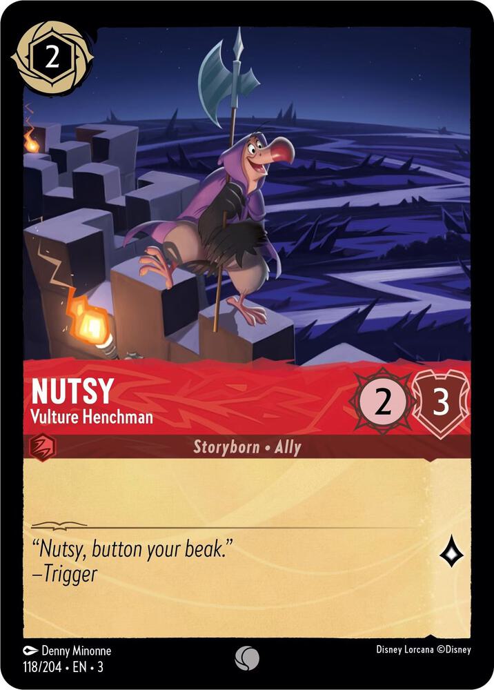 [Foil] Set 3 118/204 Nutsy - Vulture Henchman C