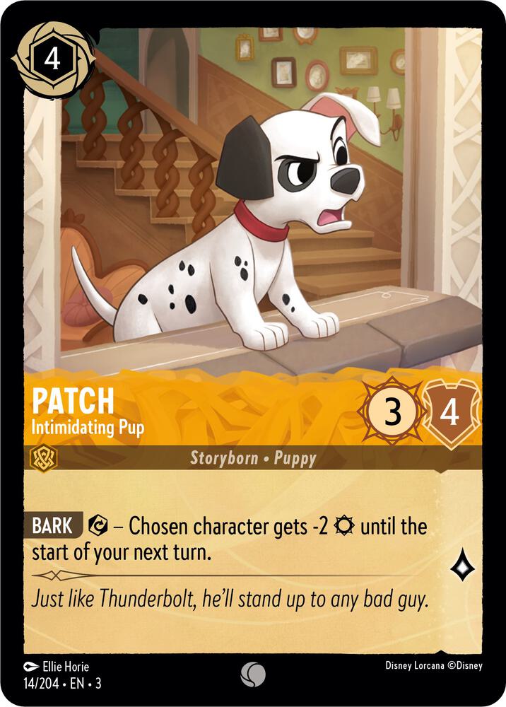 [Foil] Set 3 014/204 Patch - Intimidating Pup C