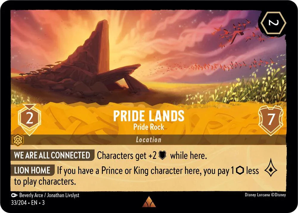 Set 3 033/204 Pride Lands - Pride Rock R