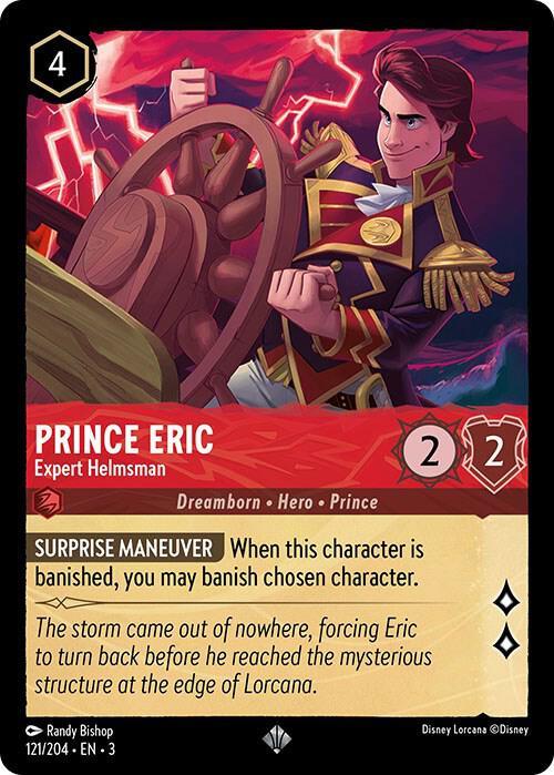Set 3 121/204 Prince Eric - Expert Helmsman SR