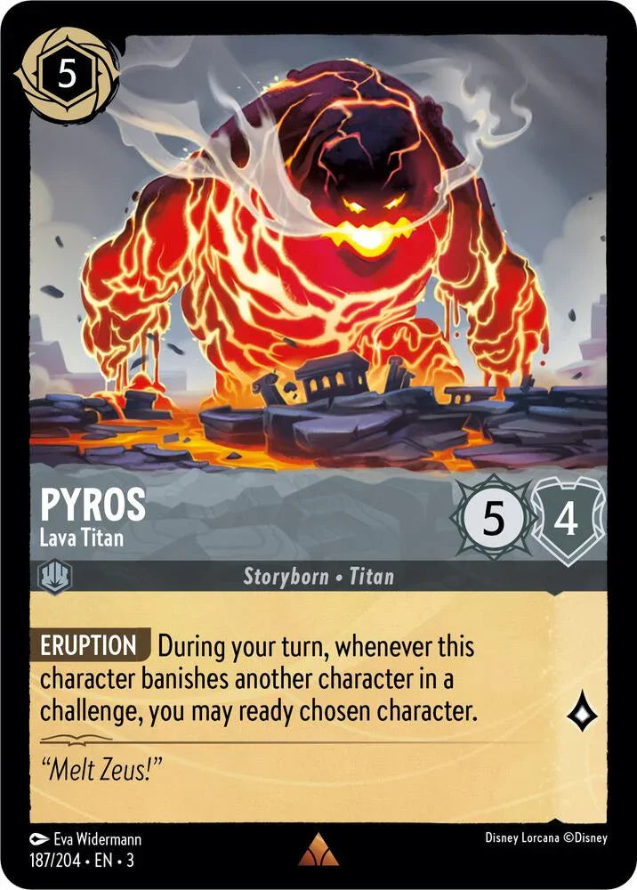 Set 3 187/204 Pyros - Lava Titan R