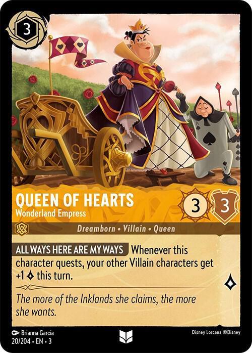 Set 3 020/204 Queen of Hearts - Wonderland Empress U