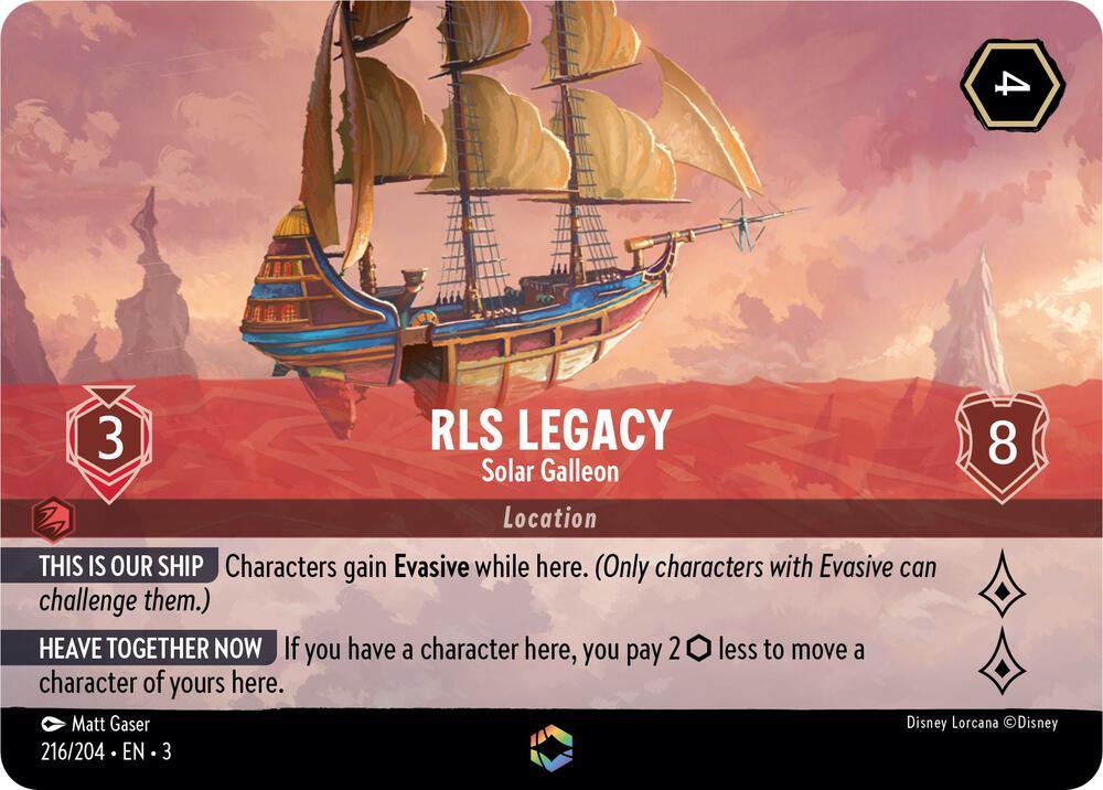 Set 3 216/204 RLS Legacy - Solar Galleon (Enchanted) E