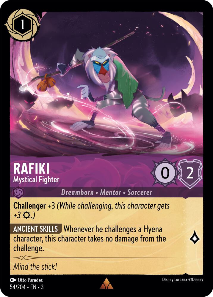 [Foil] Set 3 054/204 Rafiki - Mystical Fighter R